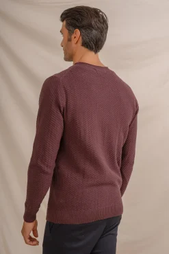 Jersey de malha estruturada