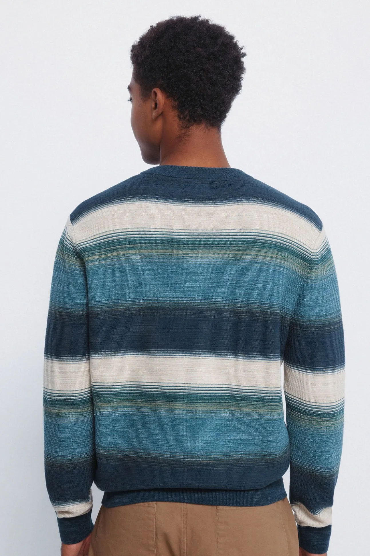 Jersey estruturado multi-listrado