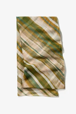 Lenço Estampado com Efeito Linho