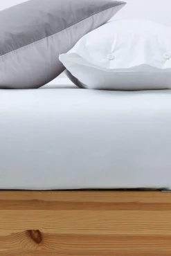 Lençol de baixo algodão percal. Cama 80-90 cm.