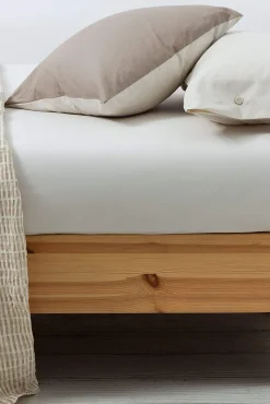 Lençol de baixo algodão percal. Cama 105-110 cm.