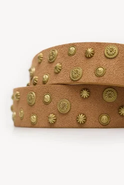 Liana. Cinto de croute com tachas