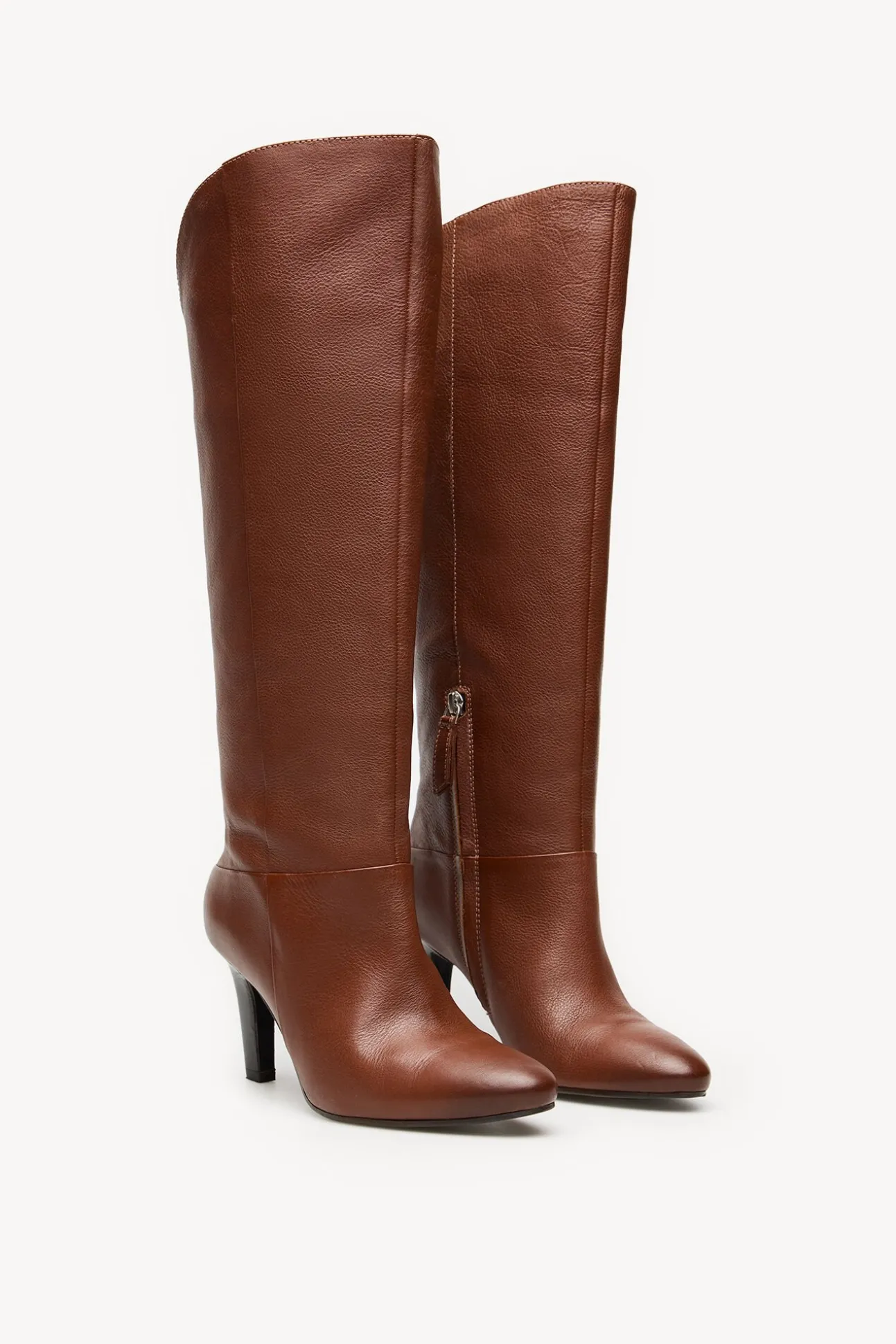 Lidia. Botas de pele de cano alto