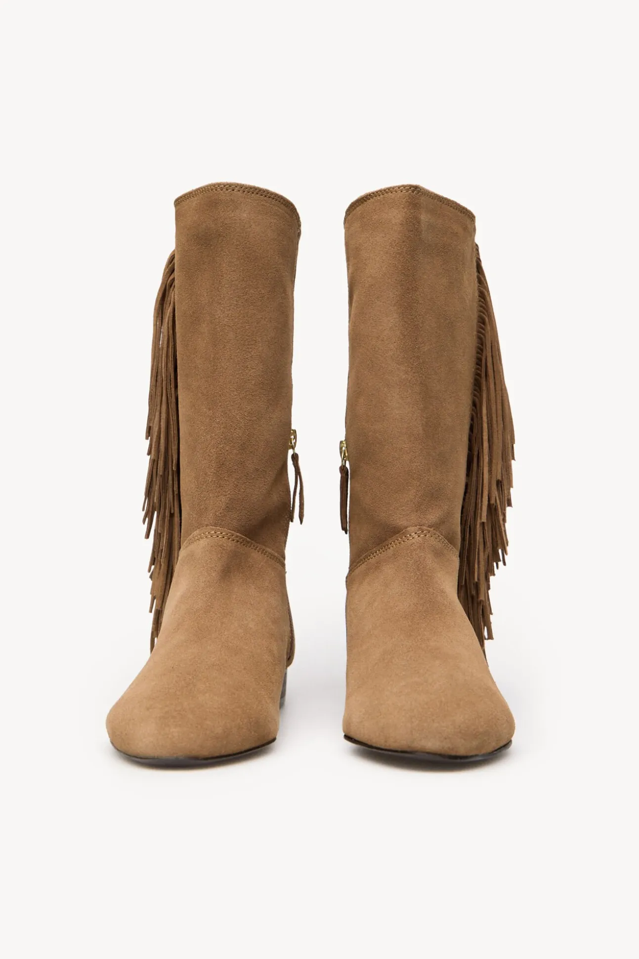Lola. Botas de croute com franjas