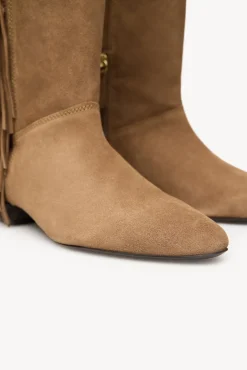 Lola. Botas de croute com franjas