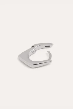 Loose Hoop Point Earring