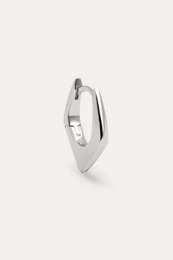Loose Hoop Point Earring