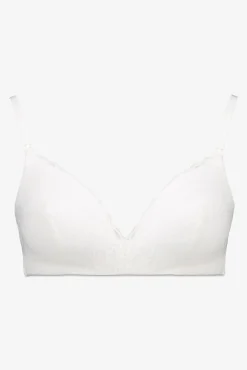 LOVELY soutien de maternity de algodão branco