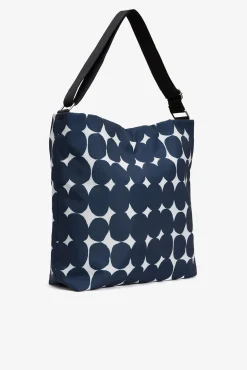Mala de ombro de nylon estampado