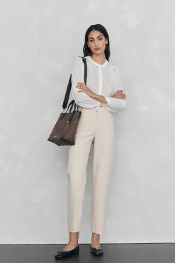 Mala tote em jacquard