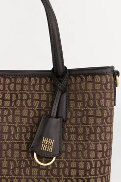 Mala tote em jacquard
