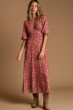 Maquiagem de vestido floral