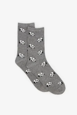Meia longa de urso panda