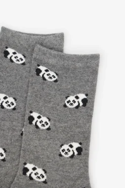 Meia longa de urso panda