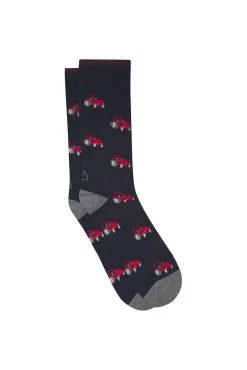 Meia masculina de meia regular