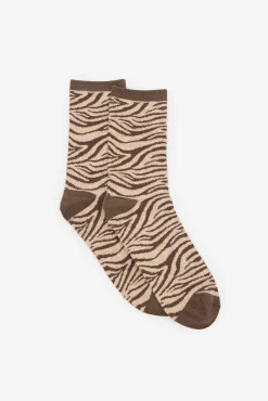 Meia zebra longa