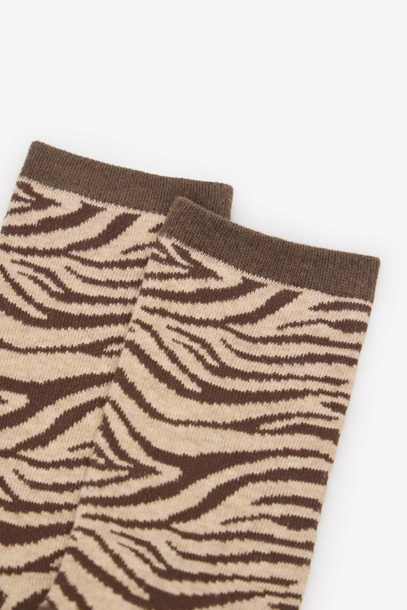Meia zebra longa