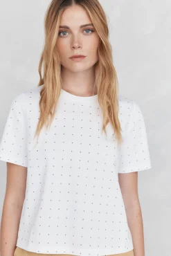Mini camiseta cravejada