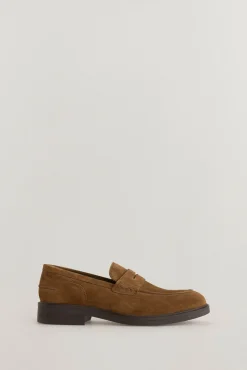 Mocassim esportivo de pele