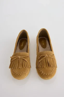 Mocassim franjas croute