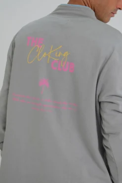 Moletom Cloking Club com fecho-éclair