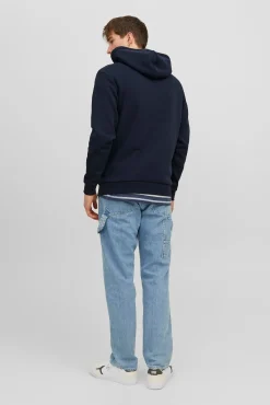 Moletom com capuz e Sweatshirt descontraído