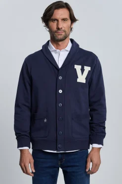 Moletom sweatshirt azul marinho