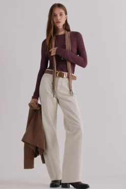 Nadine. Riscas estampado listrada