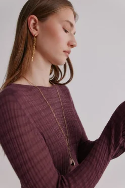 Nadine. Riscas estampado listrada