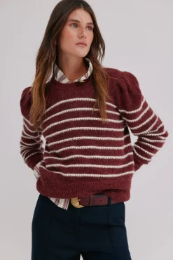 Ninnette. Camisola riscas
