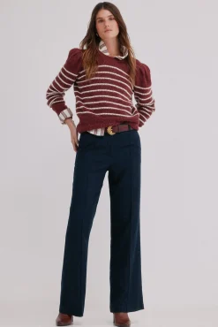 Ninnette. Camisola riscas
