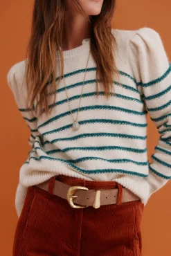 Ninnette. Camisola riscas