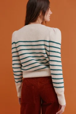 Ninnette. Camisola riscas