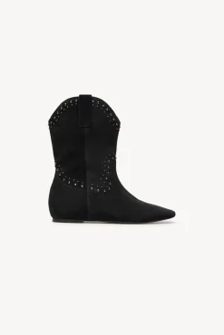 Noemi. Botins de croute com salto anabela interno