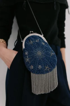 Norma. Bolsa de veludo com veludo