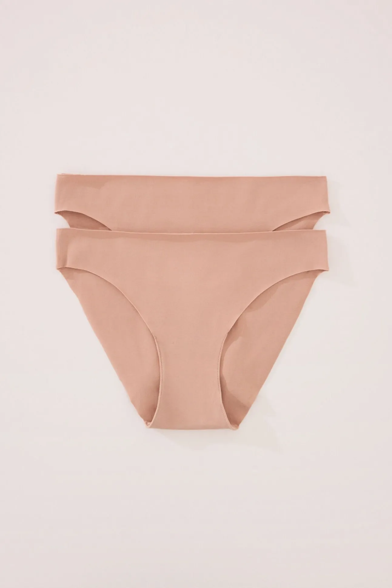 Pack 2 cuequinhas clássicas algodão nude