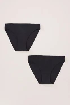 Pack 2 cuequinhas clássicas algodão preto