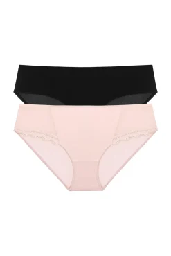 Pack com 2 calcinhas hipster clássicas Jana