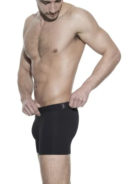 Pack de 3 boxers pretos de algodão orgânico