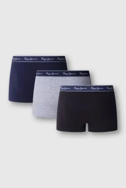 Pacote com 3 boxer lisos
