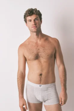 Pacote com 2 boxers azuis lisos