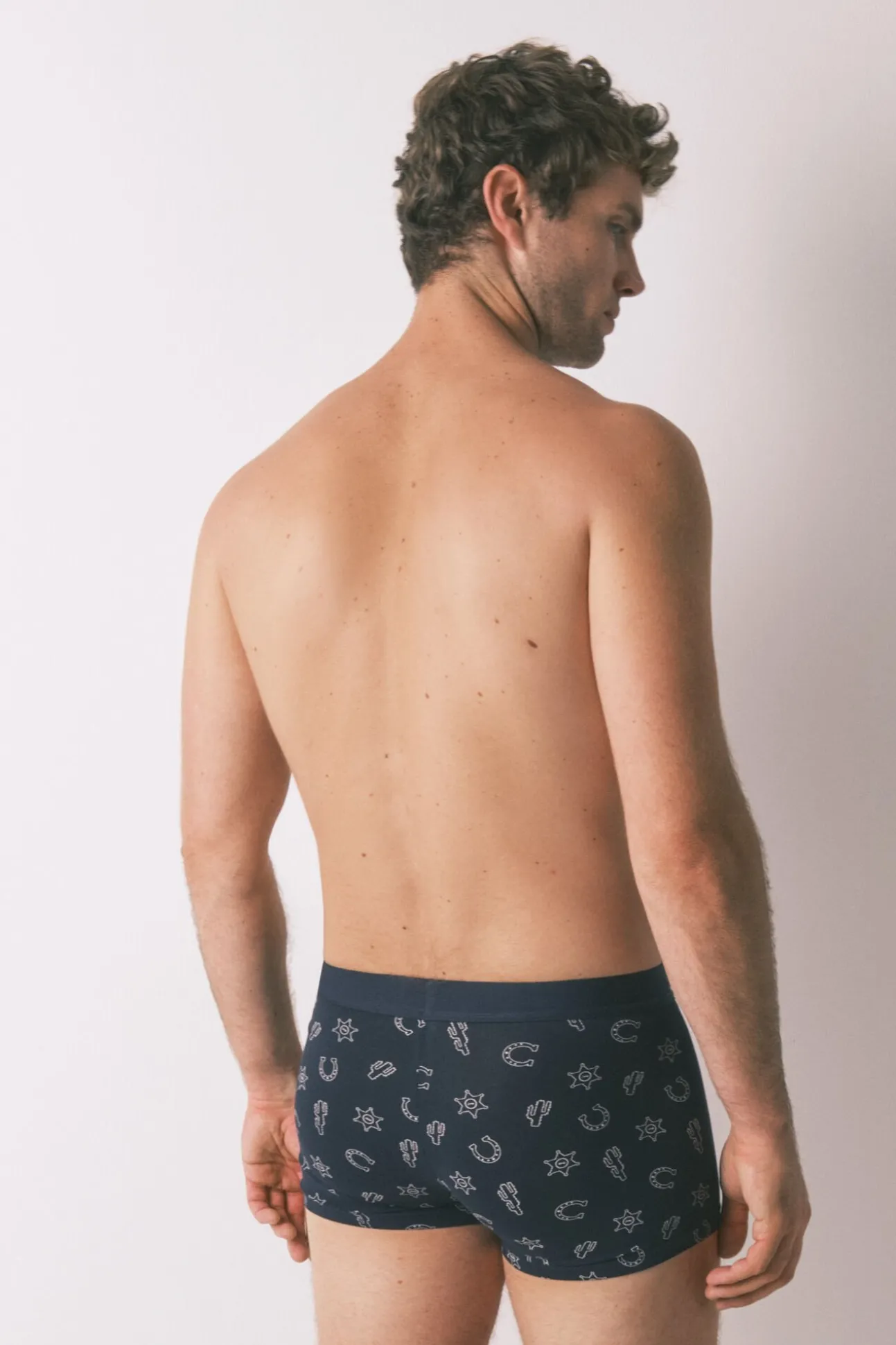 Pacote com 2 boxers azuis country