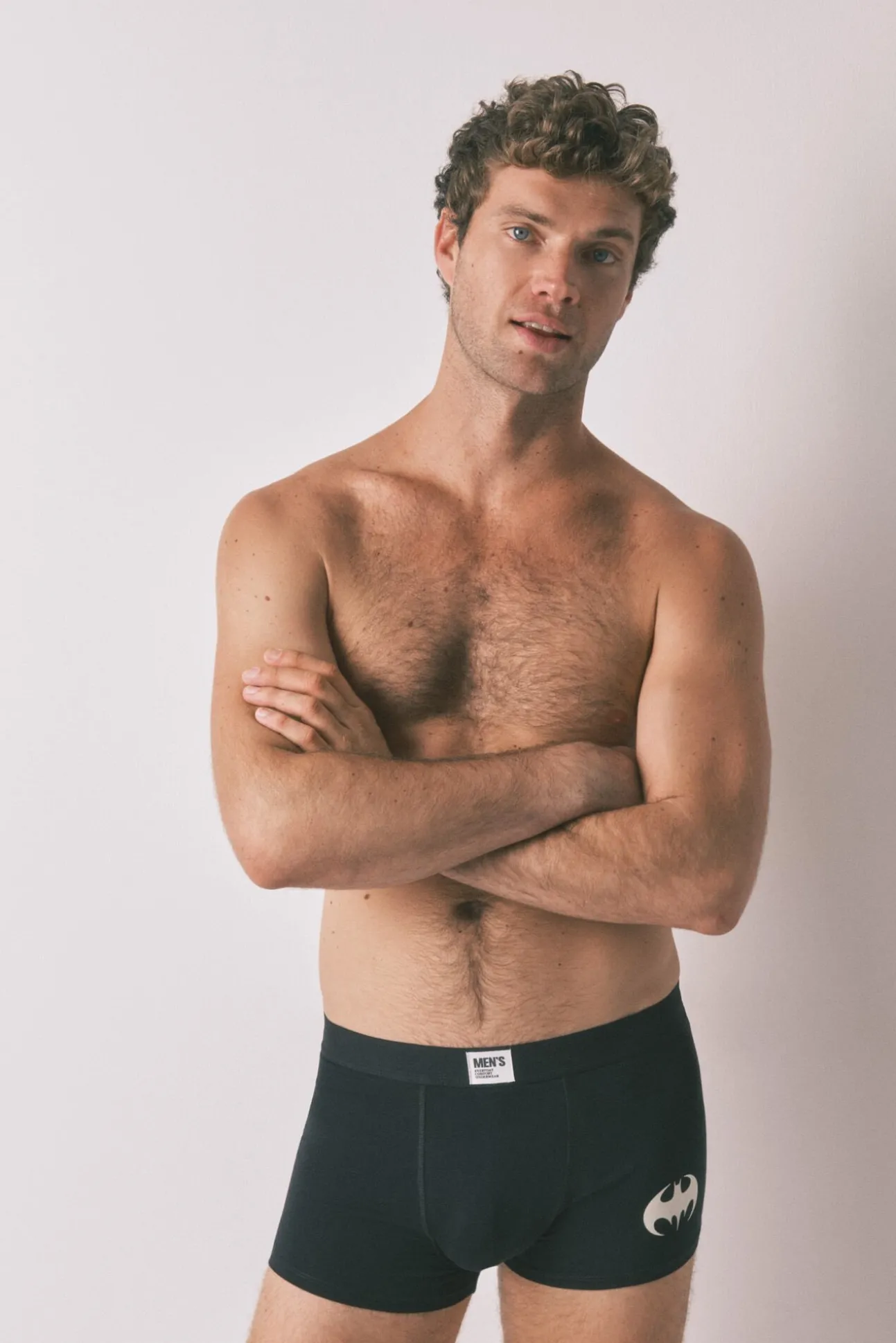 Pacote com 2 boxers cinza do Batman