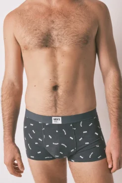 Pacote com 2 boxers cinza do Batman