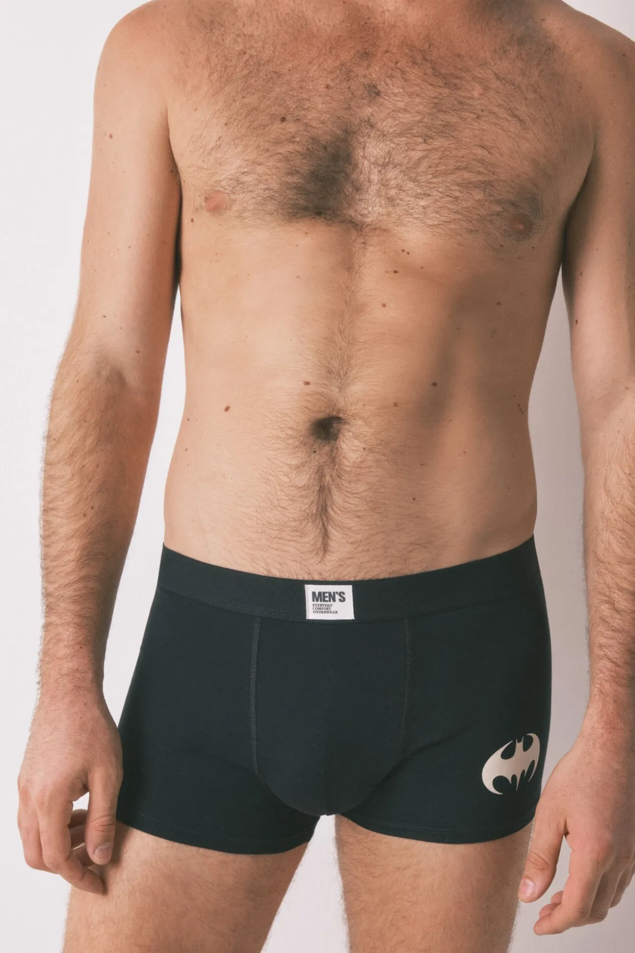 Pacote com 2 boxers cinza do Batman