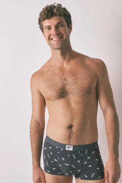 Pacote com 2 boxers cinza do Batman