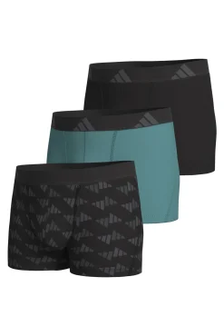Pacote com 3 boxers de algodão Active Flex