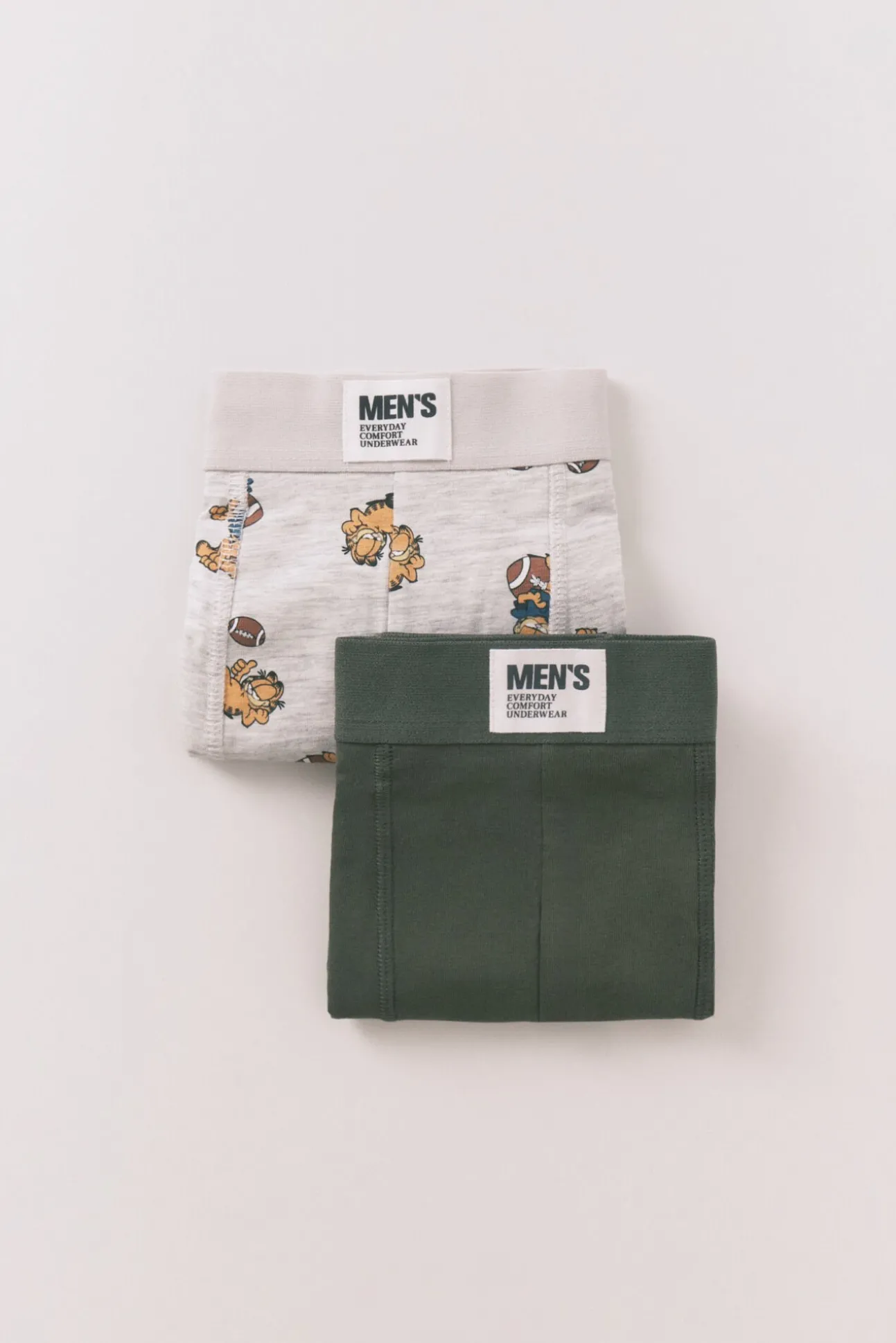 Pacote com 2 boxers de cuecas Garfield