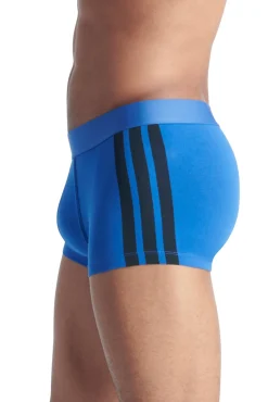 Pacote com 2 boxers elásticos Active Flex Cotton 3 Stripes