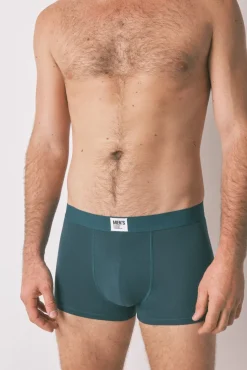 Pacote com 2 boxers verdes lisos